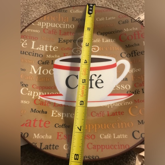 Cute 3-Piece Set Trisa Cafe Coffee Latte Espresso Themed collectible plates - Picture 5 of 5